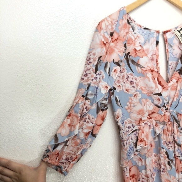 Jaase Floral Frill Romper - Picture 4 of 8